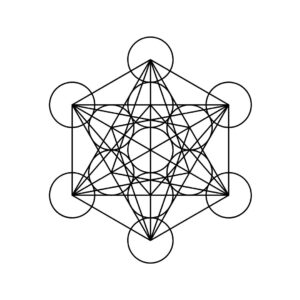 A basic image of Metatron's Cube.